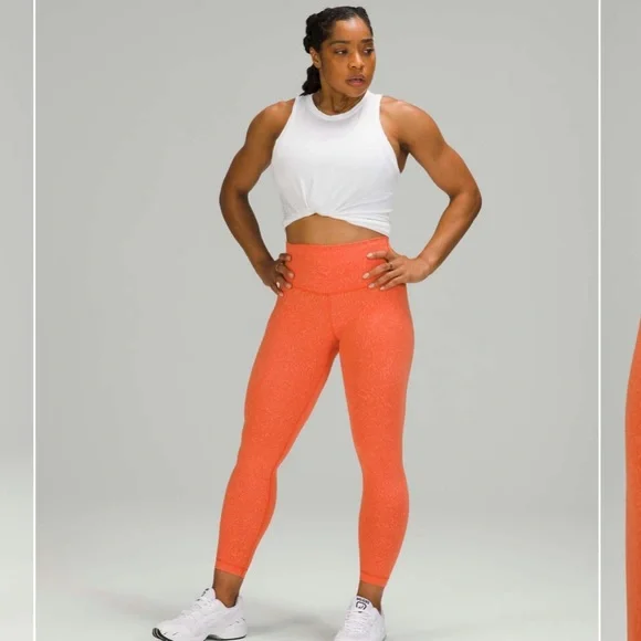 Lululemon Wunder Train High-Rise Tight 25"
Crunch Warm Coral - Picture 1 of 4